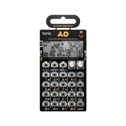 Teenage Engineering PO-32 Tonic Pocket Operator - Leistungsstarker Drum- und Percussion-Synthesizer mit eingebautem Mikrofon von Teenage Engineering