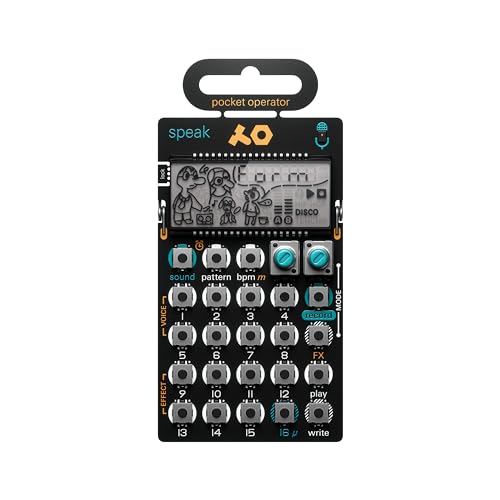 Teenage Engineering PO-35 Speak Pocket Operator - Vocal-Synthesizer und Sequenzer mit eingebautem Mikrofon Teenage Engineering PO-35 Speak Pocket Operator - Vocal-Synthesizer und Sequenzer mit eingebautem Mikrofon von Teenage Engineering