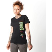 Teenage Mutant Ninja Turtles Fearsome Fighting Team Damen T-Shirt - Schwarz - L von Teenage Mutant Ninja Turtles