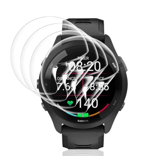 Teenrpov Schutzfolie für Garmin Forerunner 265, 3 Stück Weiche TPU Folie [Nicht Panzer Schutz Glas], Displayschutzfolie für Garmin Forerunner 265, HD/Kratzfest Displayfolie von Teenrpov