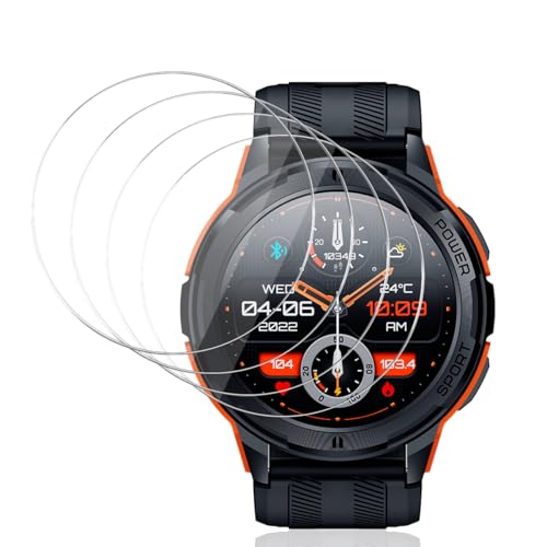 Teenrpov Schutzfolie für OUKITEL BT10 Smartwatch 1,43" Panzerglas, 3 Stück 9H Härte Panzerfolie, HD/Kratzfest/Blasenfrei Displayfolie, Panzer Schutz Glas Displayschutz für OUKITEL BT10 folie Teenrpov Schutzfolie für OUKITEL BT10 Smartwatch 1,43" Panzerglas, 3 Stück 9H Härte Panzerfolie, HD/Kratzfest/Blasenfrei Displayfolie, Panzer Schutz Glas Displayschutz für OUKITEL BT10 folie von Teenrpov