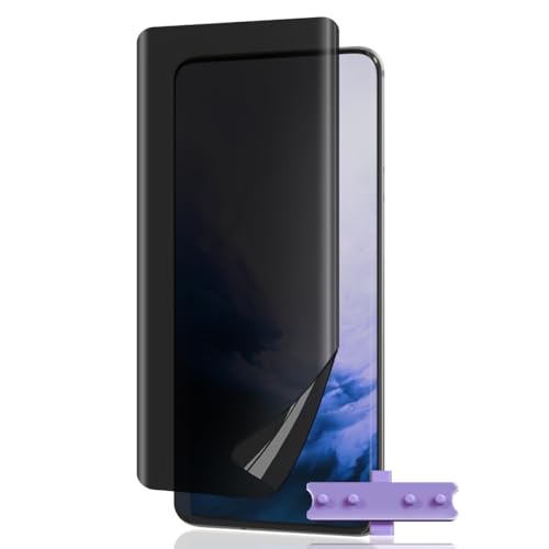 Teenrpov Schutzfolie für OnePlus 7 Pro Sichtschut Weich TPU Folie [Nicht Glas], OnePlus 7 Pro Anti-Spy Privatsphäre Displayschutz Privacy für OnePlus 7 Pro, Kratzfest Anti-Fingerabdruck von Teenrpov