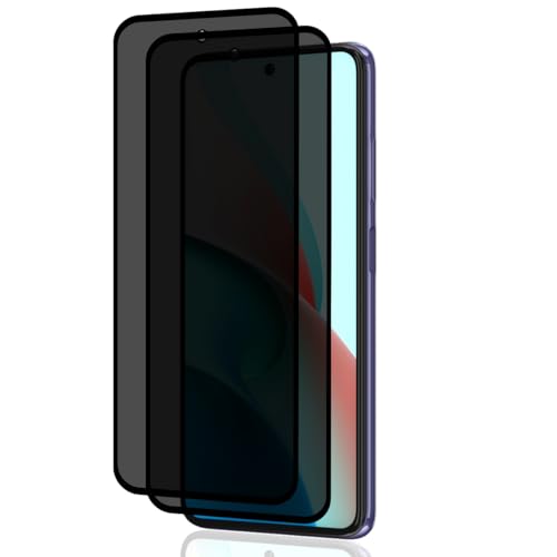 Teenrpov Schutzfolie für Redmi Note 9 Pro Sichtschutz Panzer Schutz Glas [2 Stück],Privacy Anti-Spy Einfache Montage,Screen Protector Displayschutzfolie Panzerfolie für Redmi Note 9 Pro von Teenrpov