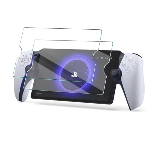 Teenrpov Schutzfolie für Sony Playstation Portal Panzer Schutz Glas [2 Stück], 9H /HD Displayschutzfolie für Playstation Portal Panzerfolie Anti-Kratzer für Sony Playstation Portal Displayschutz von Teenrpov