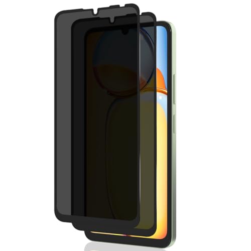 Teenrpov Schutzfolie für Xiaomi Poco C65/Redmi 13C 4G Sichtschutz Panzer Schutz Glas [2 Stück],Privacy Anti-Spy,Screen Protector Displayschutzfolie Panzerfolie für Xiaomi Poco C65/Redmi 13C 4G von Teenrpov