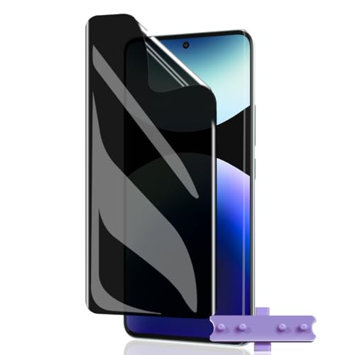 Teenrpov Schutzfolie für Xiaomi Redmi Note 14 Pro Plus 5G Sichtschut Weich TPU Folie, Anti-Spy Privatsphäre Displayschutz Privacy für Redmi Note 14 Pro Plus 5G, Kratzfest Anti-Fingerabdruck von Teenrpov
