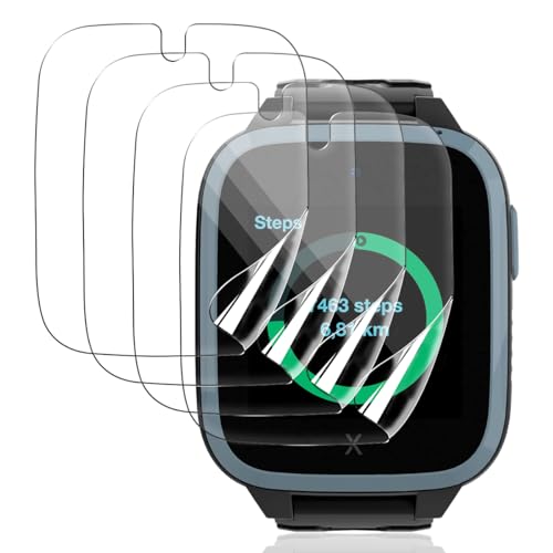 Teenrpov Schutzfolie für Xplora XGO 3 Weich TPU folie [Nicht Glas] [4 Stück], 3D Vollständige Abdeckung Displayschutzfolie für Xplora XGO 3, Kratzfest Displayschutz für Xplora XGO 3 von Teenrpov