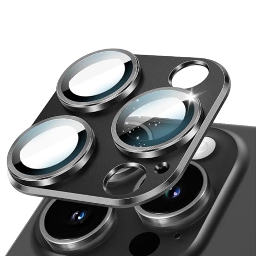 Teenrpov Kameraschutz Schutzfolie für iPhone 15 Pro/15 Pro Max Panzer Schutz Glas, 3D Glas Schutzfolie für iPhone 15 Pro, 9H / Kratzfest für iPhone 15 Pro/15 Pro Max Camera Protector von Teenrpov