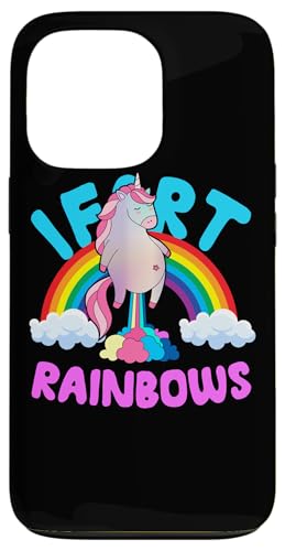 Einhorn I Furz Regenbogen, lustig, süß, sarkastischer Humor Hülle für iPhone 13 Pro Einhorn I Furz Regenbogen, lustig, süß, sarkastischer Humor Hülle für iPhone 13 Pro von Teerex Apparel
