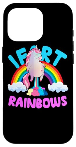 Einhorn I Furz Regenbogen, lustig, süß, sarkastischer Humor Hülle für iPhone 16 Pro Einhorn I Furz Regenbogen, lustig, süß, sarkastischer Humor Hülle für iPhone 16 Pro von Teerex Apparel