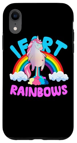 Einhorn I Furz Regenbogen, lustig, süß, sarkastischer Humor Hülle für iPhone XR Einhorn I Furz Regenbogen, lustig, süß, sarkastischer Humor Hülle für iPhone XR von Teerex Apparel