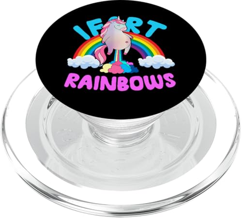 Einhorn I Furz Regenbogen, lustig, süß, sarkastischer Humor PopSockets PopGrip für MagSafe Einhorn I Furz Regenbogen, lustig, süß, sarkastischer Humor PopSockets PopGrip für MagSafe von Teerex Apparel
