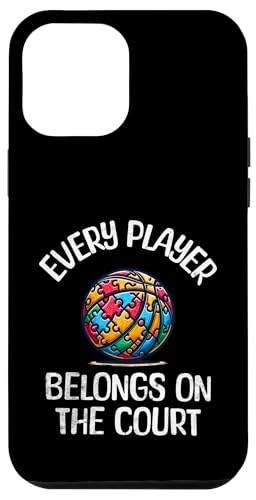 Basketball Autismus Bewusstsein Jeder Spieler gehört Hülle für iPhone 12 Pro Max Basketball Autismus Bewusstsein Jeder Spieler gehört Hülle für iPhone 12 Pro Max von Tees For Every Player Autism Awareness