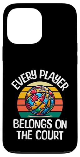 Basketball Autismus Bewusstsein Jeder Spieler gehört Hülle für iPhone 13 Pro Max Basketball Autismus Bewusstsein Jeder Spieler gehört Hülle für iPhone 13 Pro Max von Tees For Every Player Autism Awareness