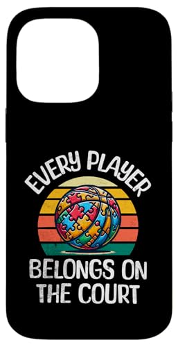 Basketball Autismus Bewusstsein Jeder Spieler gehört Hülle für iPhone 14 Pro Max Basketball Autismus Bewusstsein Jeder Spieler gehört Hülle für iPhone 14 Pro Max von Tees For Every Player Autism Awareness