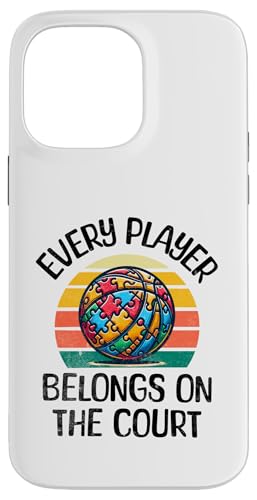 Basketball Autismus Bewusstsein Jeder Spieler gehört Hülle für iPhone 14 Pro Max Basketball Autismus Bewusstsein Jeder Spieler gehört Hülle für iPhone 14 Pro Max von Tees For Every Player Autism Awareness