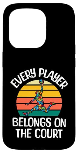 Basketball Autismus Bewusstsein Jeder Spieler gehört Hülle für iPhone 15 Pro Basketball Autismus Bewusstsein Jeder Spieler gehört Hülle für iPhone 15 Pro von Tees For Every Player Autism Awareness