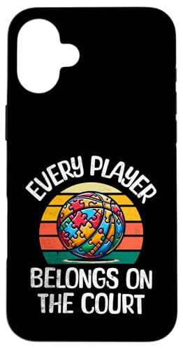 Basketball Autismus Bewusstsein Jeder Spieler gehört Hülle für iPhone 16 Plus Basketball Autismus Bewusstsein Jeder Spieler gehört Hülle für iPhone 16 Plus von Tees For Every Player Autism Awareness