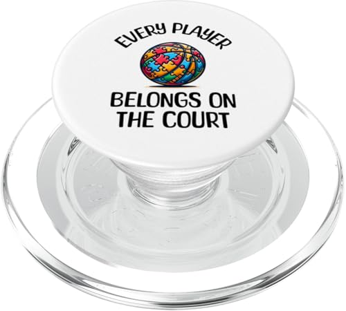 Basketball Autismus Bewusstsein Jeder Spieler gehört PopSockets PopGrip für MagSafe von Tees For Every Player Autism Awareness