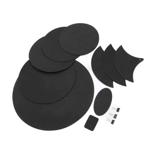 Drum Mute Pads Set für Tom und Becken, Schalldämpfungssystem zum Üben, inklusive Snare Pad und Booster Drum Mute Pads Set für Tom und Becken, Schalldämpfungssystem zum Üben, inklusive Snare Pad und Booster von Teesea