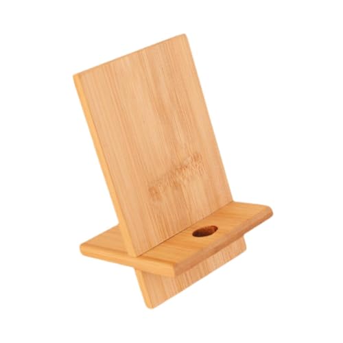 Teesea Handyständer aus Holz, tragbar mit Ladeloch – leichte Universal-Desktop-Halterung für Smartphones – 8 x 14 x 12 cm Teesea Handyständer aus Holz, tragbar mit Ladeloch – leichte Universal-Desktop-Halterung für Smartphones – 8 x 14 x 12 cm von Teesea