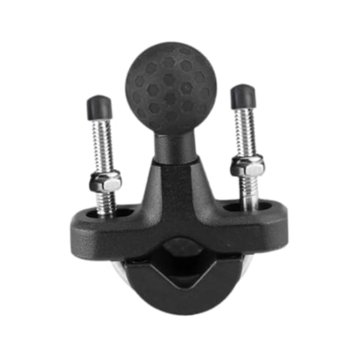 Teesea U Bolt Handyhalterung, feste Basis, Multi-Geräte-Unterstützung für Motorräder und Fahrräder, 25 mm Kugelkopf, 5,6 cm breit von Teesea