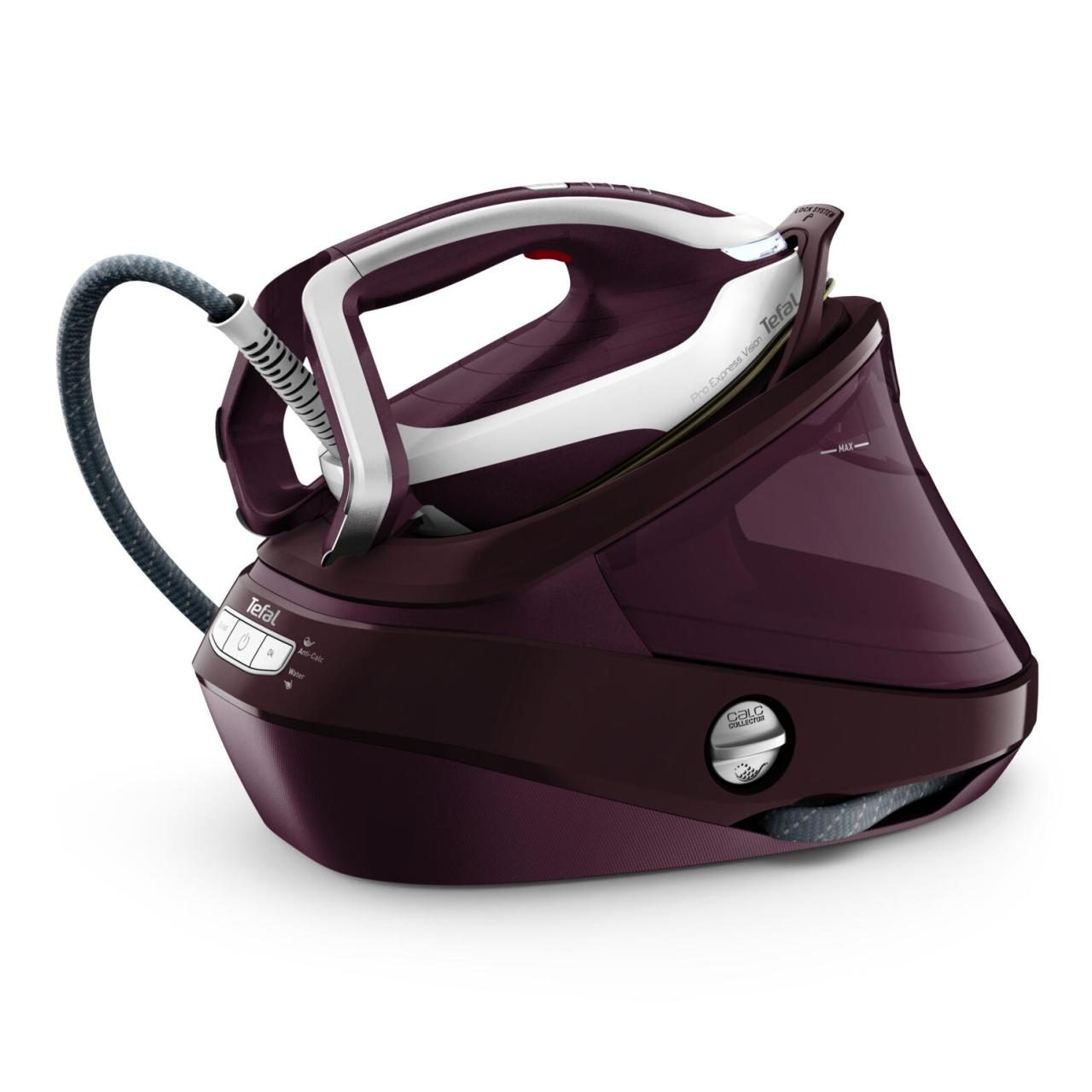 Tefal Pro Express Vision GV9810 Dampfbügeleisen, Dunkelrot/Weiß von Tefal®