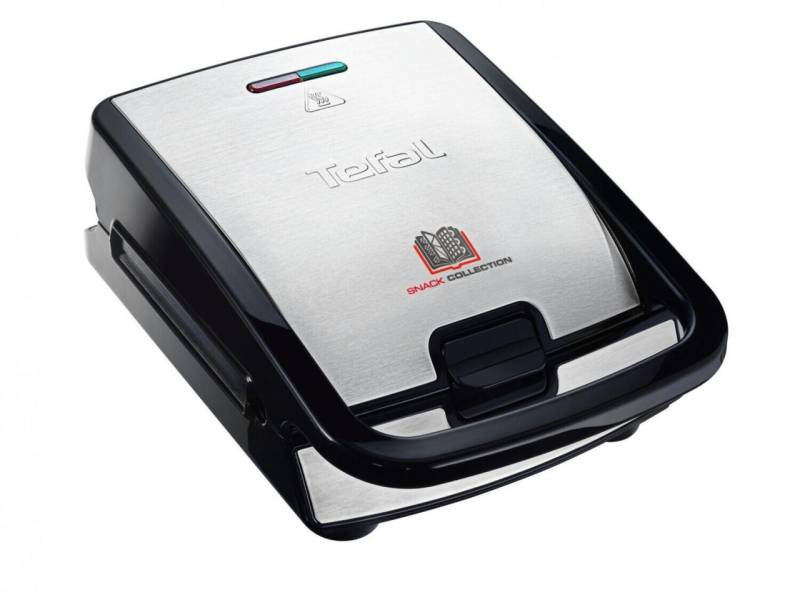 Tefal Snack Collection Sandwichtoaster/Waffeleisen, silber/schwarz von SEB