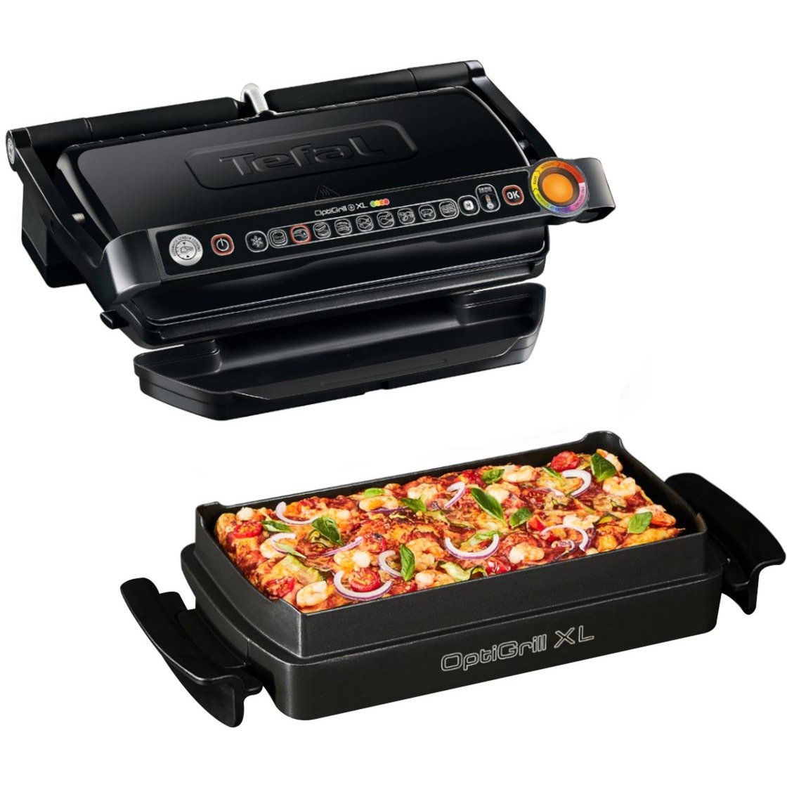 OptiGrill+ XL Snacking & Baking GC7248, Kontaktgrill OptiGrill+ XL Snacking & Baking GC7248, Kontaktgrill von Tefal