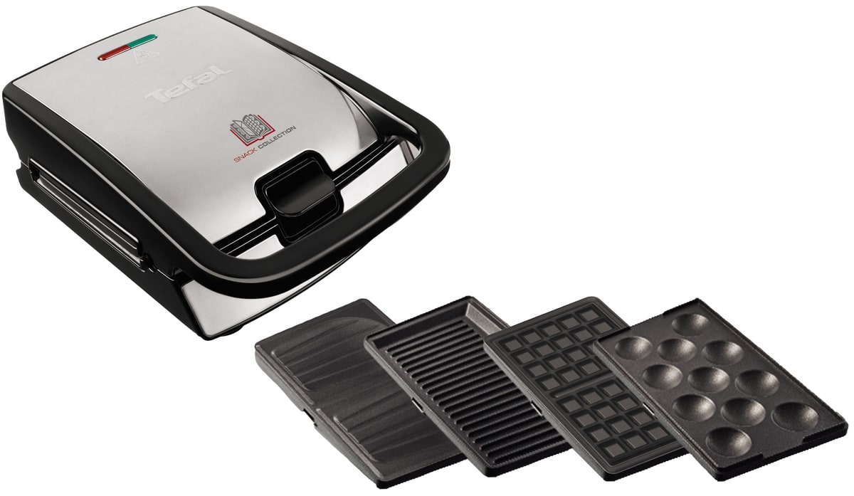TEFAL Snack Collection 4-er Set, SW854D, Snack-Kombigerät, 4 Plattensets TEFAL Snack Collection 4-er Set, SW854D, Snack-Kombigerät, 4 Plattensets von Tefal