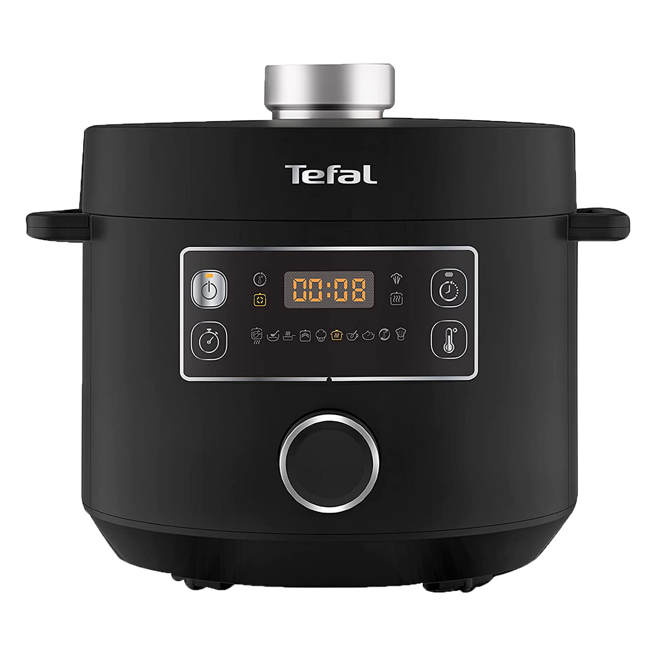 Tefal CY754830 TURBO CUISINE Aussteller | Schnellkochtopf | 5L Kapazit?t | 10 Kochprogramme | Automatisches Kochen | Verz?gerte Start Funktion | Inklusive Rezeptheft von Tefal