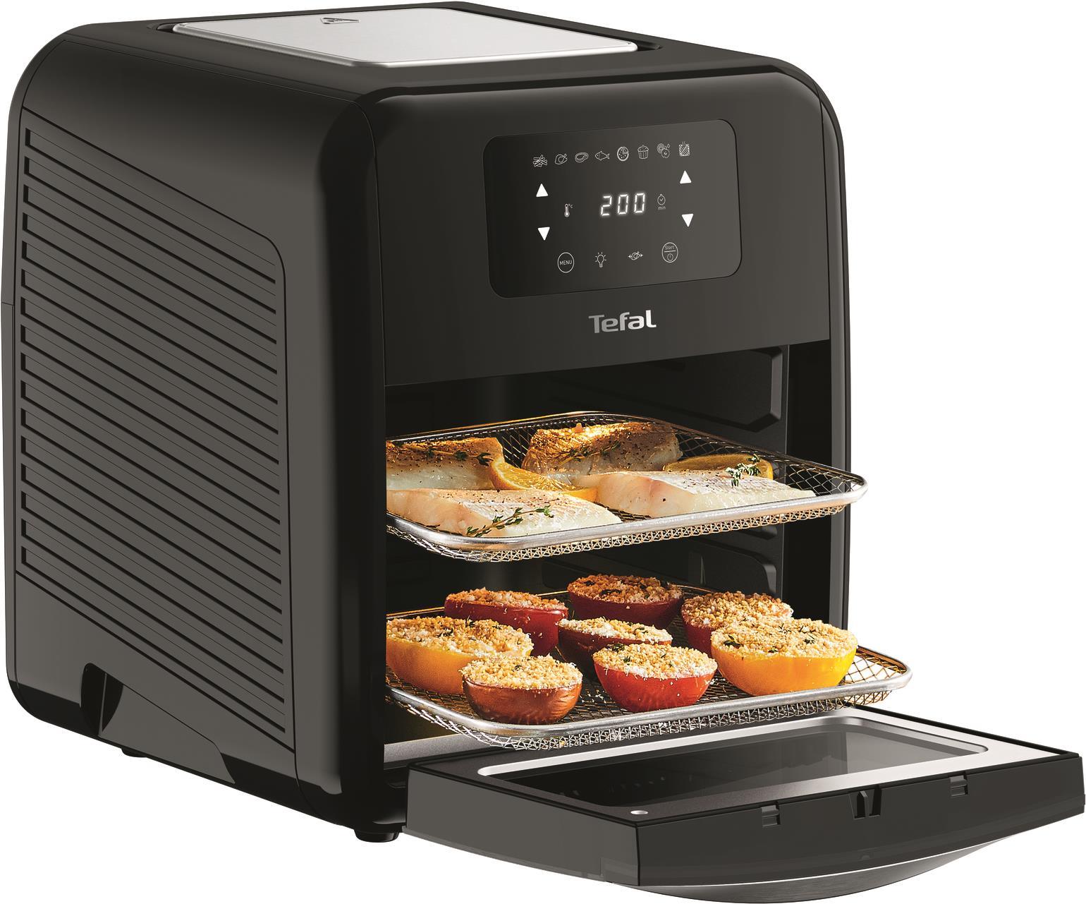 Tefal Easy Fry FW5018 Eins/Eine(r) 11 l Eigenständig 2000 W Heißluftfritteuse Schwarz (FW5018) von Tefal