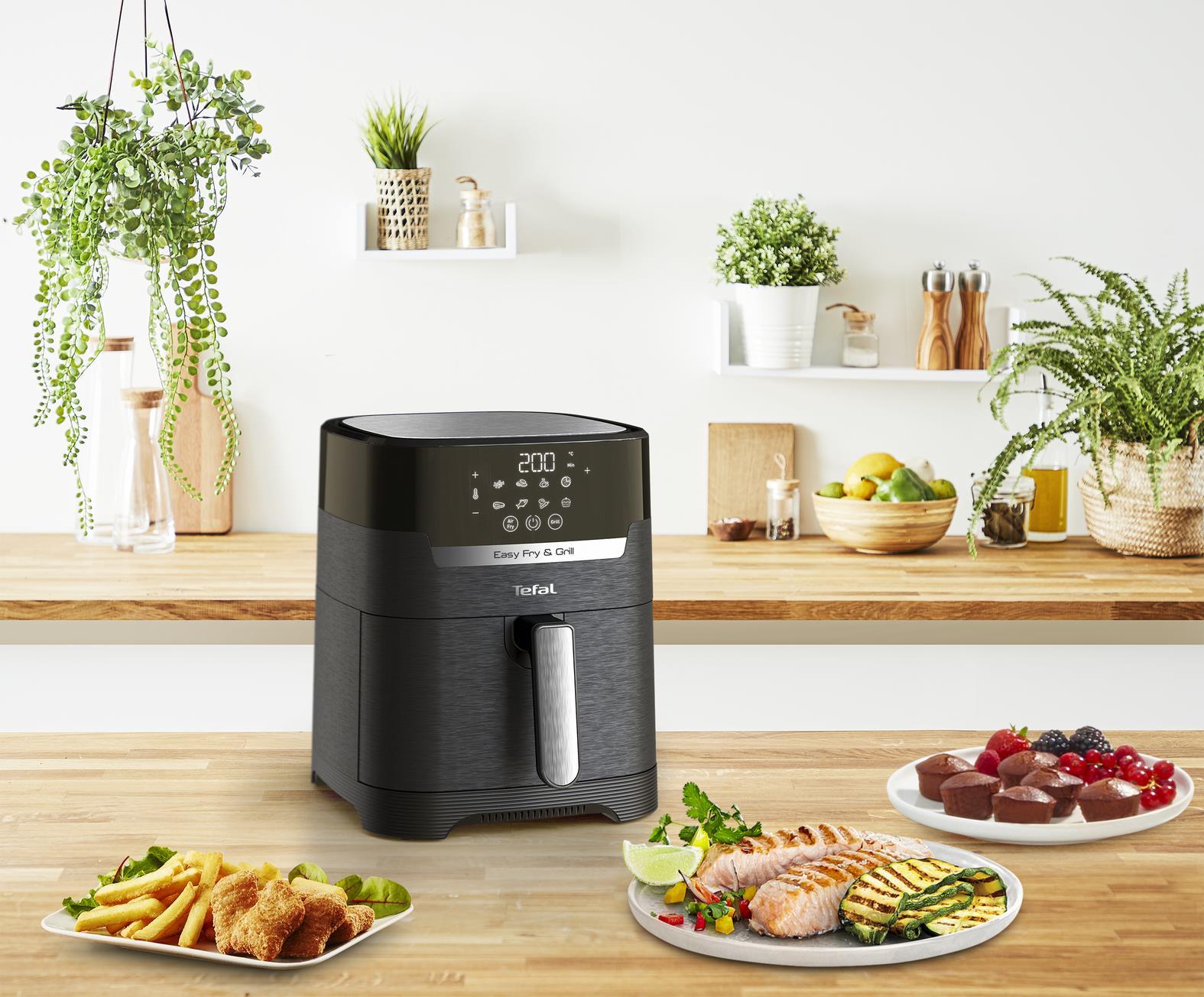 Tefal Easy Fry & Grill PRECISION (EY5058) - Heißluftfritteuse - 4,2 l - 80 °C - 200 °C - 6 Person(en) - 60 min (EY5058) von Tefal
