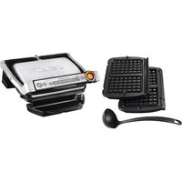 Tefal GC716D12 OptiGrill+ Kontaktgrill inkl. Waffelplatten von Tefal