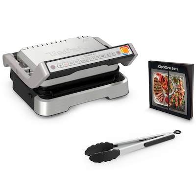 Tefal GC773D OptiGrill 2in1 inkl. Grillzange von Tefal