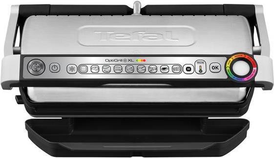 Tefal OptiGrill + GC7248 - Edelstahl - Edelstahl - Thermoplast - Rechteckig - Berührung (GC7248) von Tefal