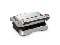 Tefal OptiGrill 2in1 GC772D10, Edelstahl, Rechteckig, Tasten, 600 cm², 30 x 20 mm, 1 Zone(n) von Tefal