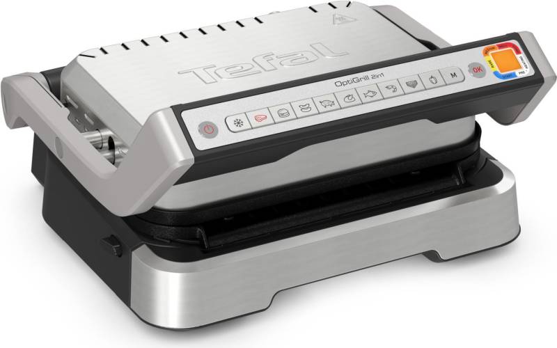 Tefal OptiGrill 2in1 GC772D10 - Schwarz - Edelstahl - Rechteckig - Tasten - 1 Zone(n) - Scharnier - 180° (GC772D10) von Tefal