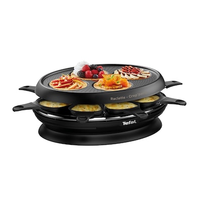 Tefal RE3208 Raclette Store Inn Crep Party von Tefal