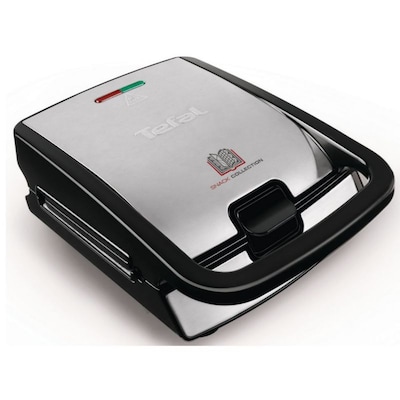 Tefal SW 852D Waffeleisen Snack Collection Schwarz/Edelstahl von Tefal