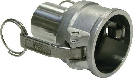Teguma Hebelarmk.Kamlok Typ C VA (1.4408) 26,44mm 3/4 Zoll Schl.-Gr.19mm von Teguma
