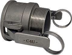 Teguma Hebelarmk.Safe-Lock Kamlok Typ B VA (1.4408) 75,18mm 2 1/2 Zoll von Teguma