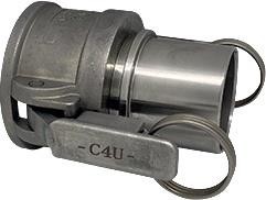 Teguma Hebelarmk.Safe-Lock Kamlok Typ C VA (1.4408) 47,80mm 1 1/2 Zoll von Teguma