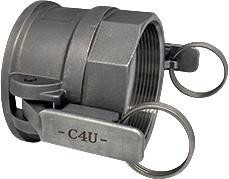 Teguma Hebelarmk.Safe-Lock Kamlok Typ D VA (1.4408) 41,91mm 1 1/4 Zoll von Teguma