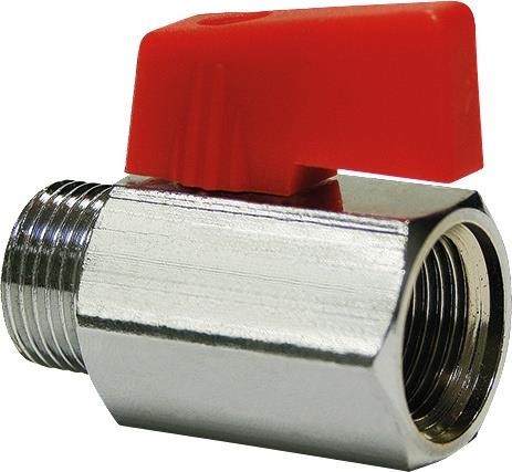 Teguma Mini-Kugelhahn Typ 126 1/4 Zoll BSPP-Gewinde/G-Gewinde 5291006126 von Teguma