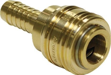 Teguma Schnellver.Kup m.Tülle MessingNBR Schlauchweite 10mm Durchfluss(Luft) von Teguma