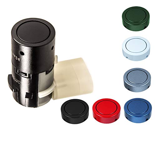 Parksensor PDC in Wagenfarbe passend für VW Polo 9n 9n3 Vorne Hinten 7H0 919 275 C (Reflexsilber - LA7W) von TeileFux24