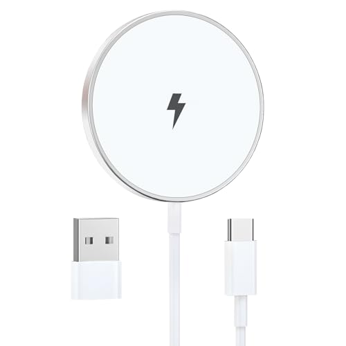 Wireless Charger iPhone Mag-Safe Ladegerät,15W Induktive Ladestation iPhone Kabelloses Ladegerät Induktives iPhone Ladegerät für iPhone 15 Pro Max/15 Plus/15 Pro/15/14 Pro Max/14 Plus/14/13/12,AirPods Wireless Charger iPhone Mag-Safe Ladegerät,15W Induktive Ladestation iPhone Kabelloses Ladegerät Induktives iPhone Ladegerät für iPhone 15 Pro Max/15 Plus/15 Pro/15/14 Pro Max/14 Plus/14/13/12,AirPods von Teione