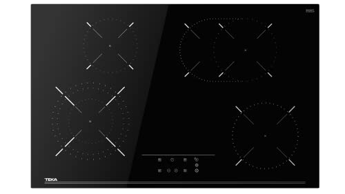 80cm Glaskeramikkochfeld mit 4 Kochzonen, Sensorbedienung von Teka