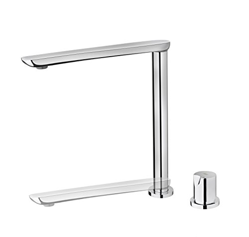 GRIFO BAJO VENTANA FO 985 CROMO Monomando para instalar delante de ventana, 2 orificios, dos posiciones del caño: retraíble y extendido von Teka